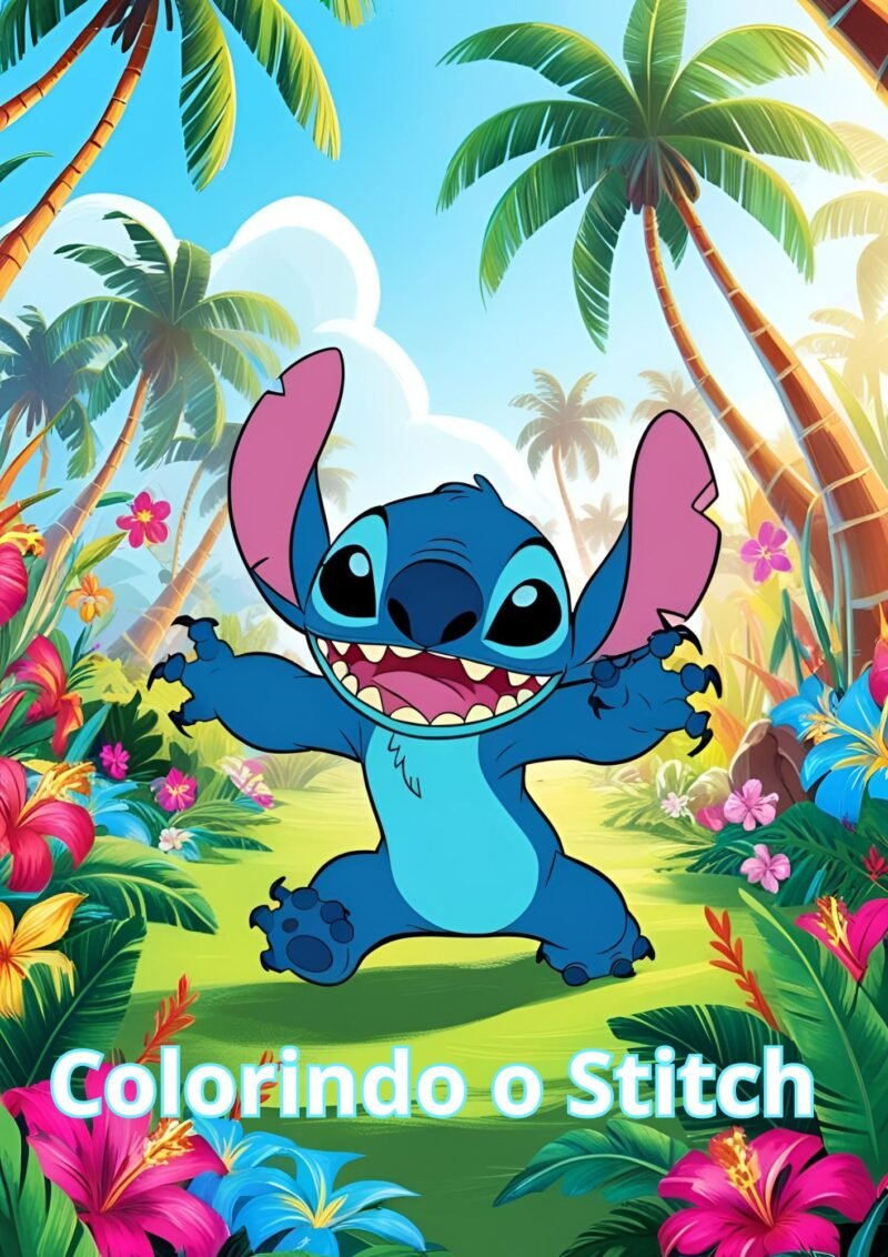 Stitch para Colorir